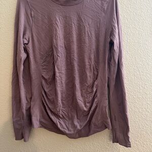 Athleta Mauve Long Sleeve Top